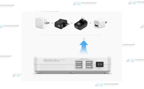 BESTEK 5-in-1 Travel Power Converter – Step-Down Transformer, USB Charger, Plug Adapters for Japanese Appliances Abroad 100V TO 240V - Image 4