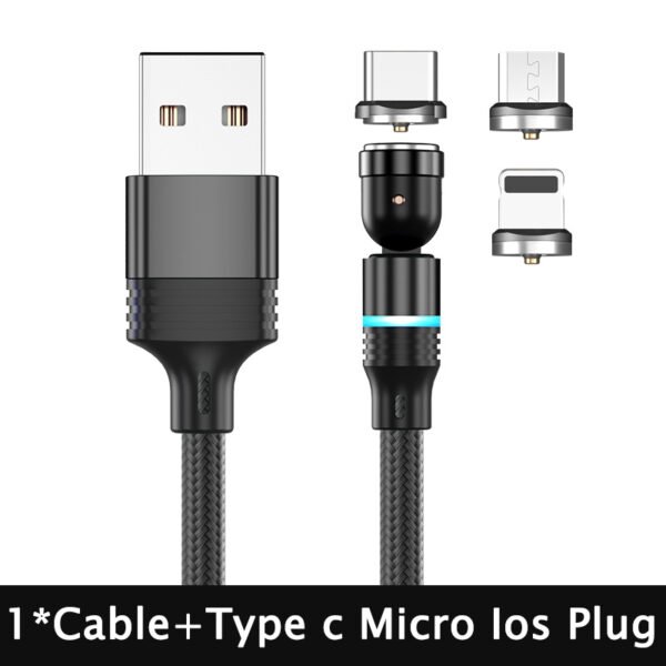 540 Degree Rotating Magnetic Suction Charging Line For Android Type C - Image 6