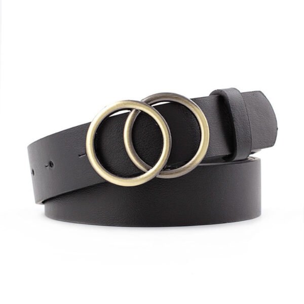 Fashion round button leopard zebra SNAKE BELT - Image 6