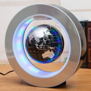Alternative view of Round LED World Map Floating Globe Magnetic Levitation Light Anti Gravity Magic