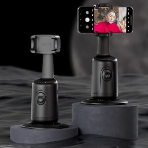 Alternative view of 360 Auto Face Tracking Gimbal AI Smart Gimbal Face Tracking Auto Phone Holder For Smartphone Video Vlog Live Stabilizer Tripod