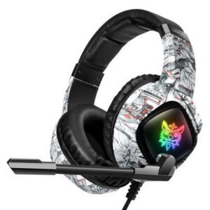 Alternative view of Gaming Headset For X-box One, PS4 Over Ear Headphones RGB Earphone With Noise Cancellation Microphone Volume Controller Tablet
