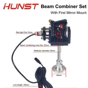 Alternative view of ハンスト ビームコンバイナーセット 25mm レーザービームコンバイナー + ミラーマウント + レーザーレッドポインター（CO2レーザー彫刻・切断機用）