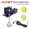 ハンスト ビームコンバイナーセット 25mm レーザービームコンバイナー + ミラーマウント + レーザーレッドポインター（CO2レーザー彫刻・切断機用）