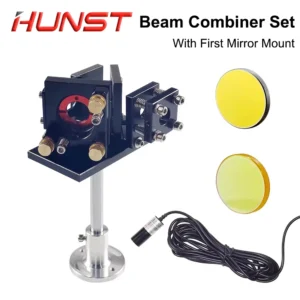 ハンスト ビームコンバイナーセット 25mm レーザービームコンバイナー + ミラーマウント + レーザーレッドポインター（CO2レーザー彫刻・切断機用）